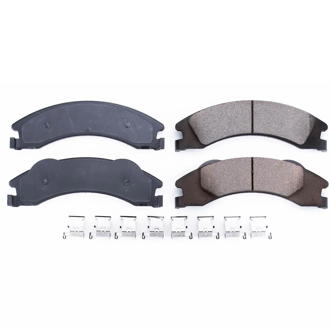 17-1329 – POWERSTOP Brake Pad, FMSI Number D1329 Ceramic Brake Pads Set Of 4 With Stainless Steel Hardware